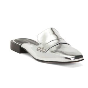 BERNARDO Patent Leather Penny Mules